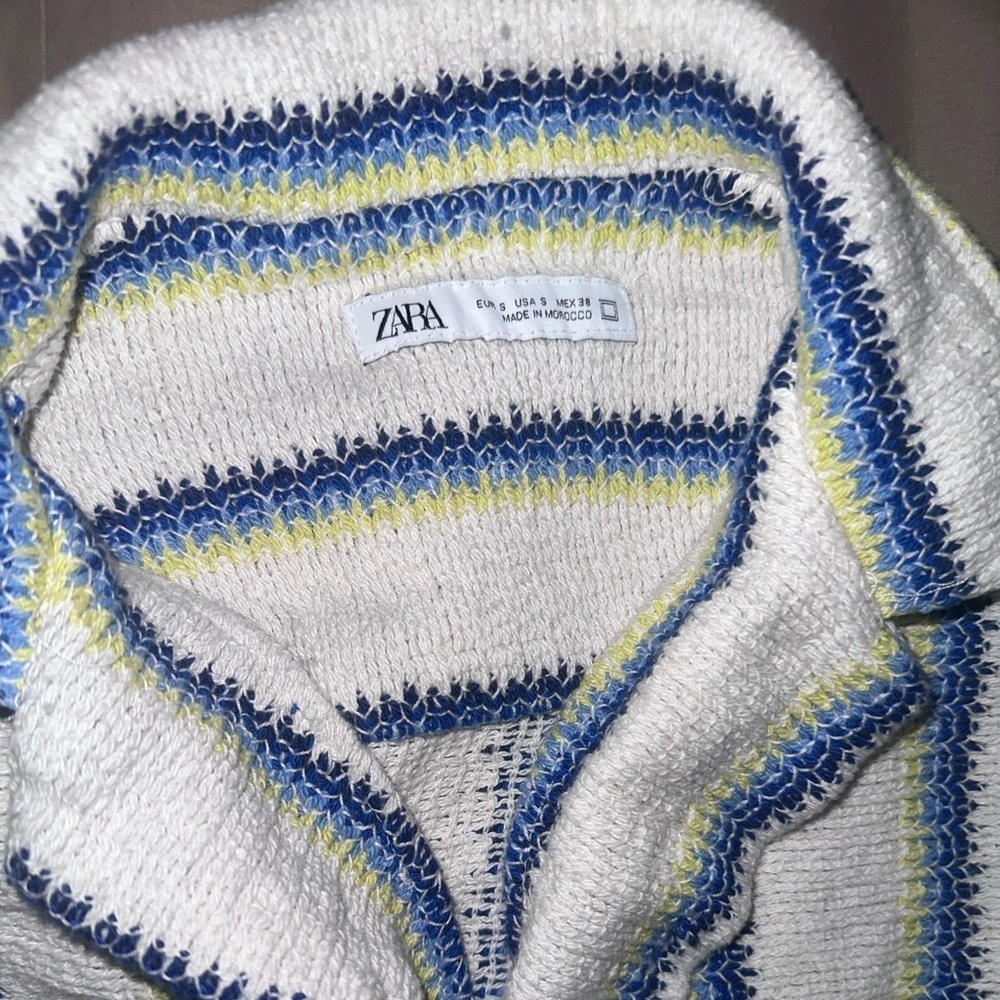Zara crochet shirt